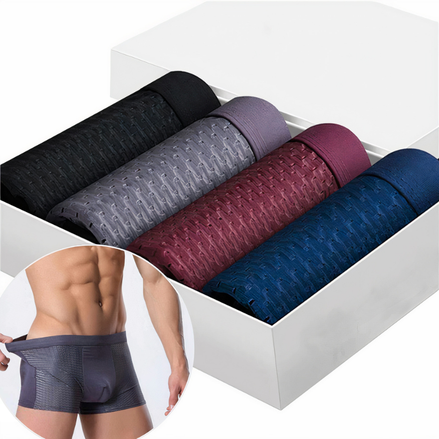 🩳 Boxhero® Bamboo Comfort Combo (10 Underwear) 🌿🔥 | Sweat-Free. Itch-Free. Imported.