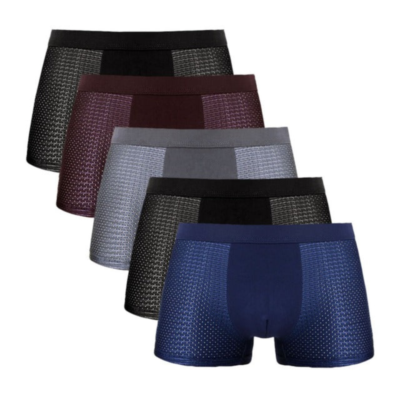 🩳 Boxhero® Bamboo Comfort Combo (10 Underwear) 🌿🔥 | Sweat-Free. Itch-Free. Imported.