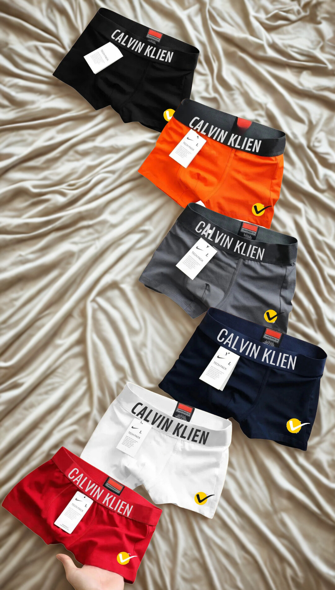 Men's CK Luxury Innerwears Best Selling ( Pack Of 8 )