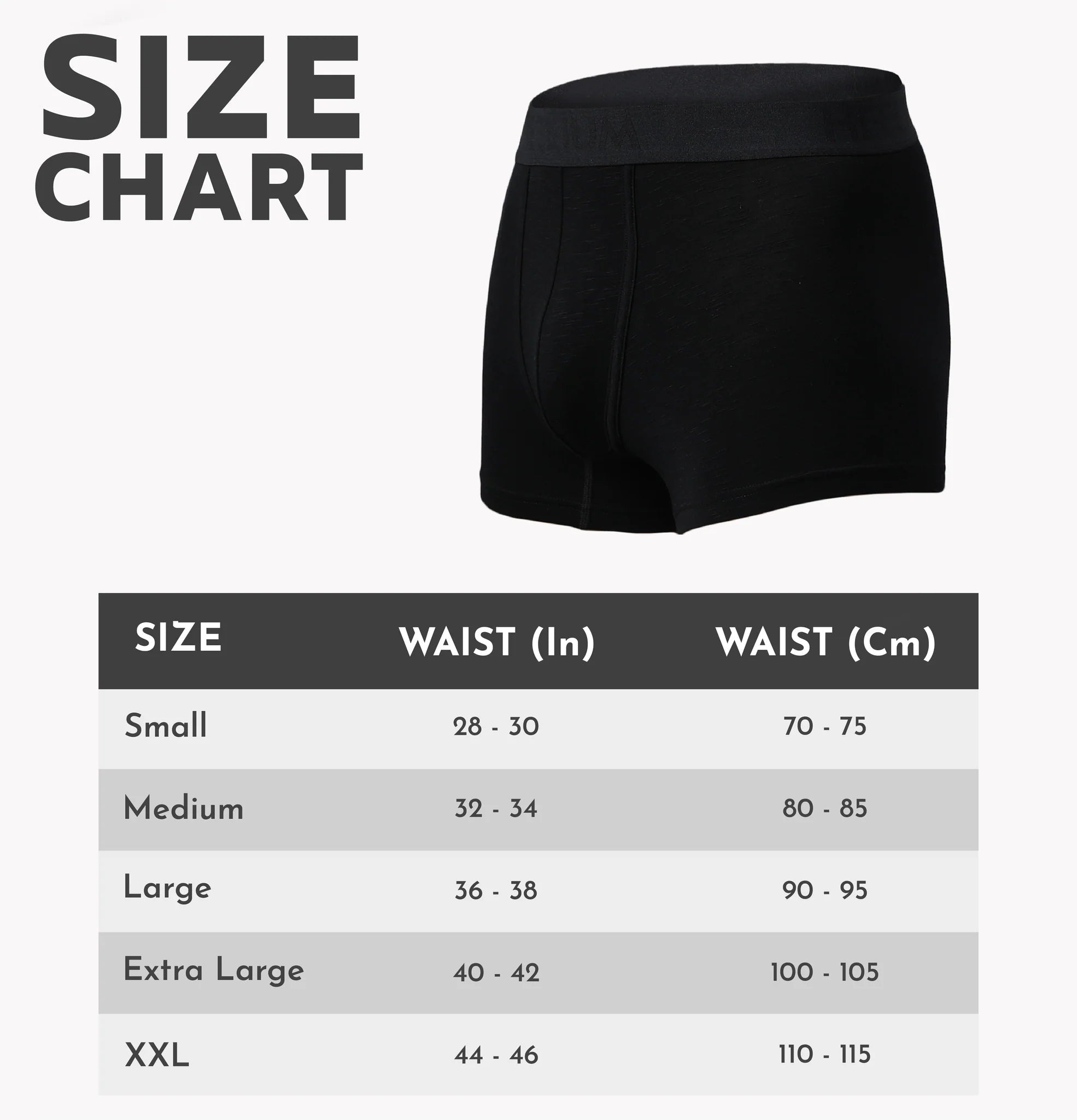 Heelium Bamboo Underwear Trunk For Men - Pack of -10