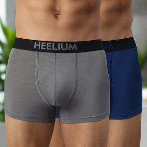 Heelium Bamboo Underwear Trunk For Men - Pack of -10
