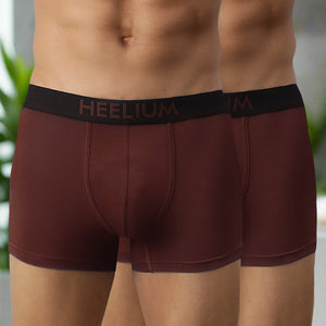 Heelium Bamboo Underwear Trunk For Men - Pack of -10