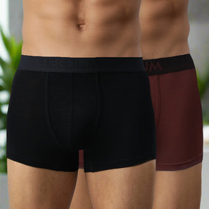 Heelium Bamboo Underwear Trunk For Men - Pack of -10