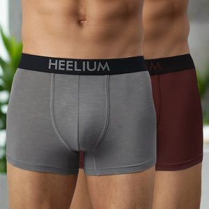 Heelium Bamboo Underwear Trunk For Men - Pack of -10