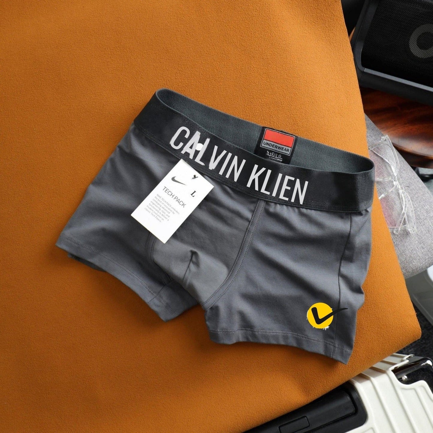Relaxed Lounge-Wear Boxers with Soft Elastic Band