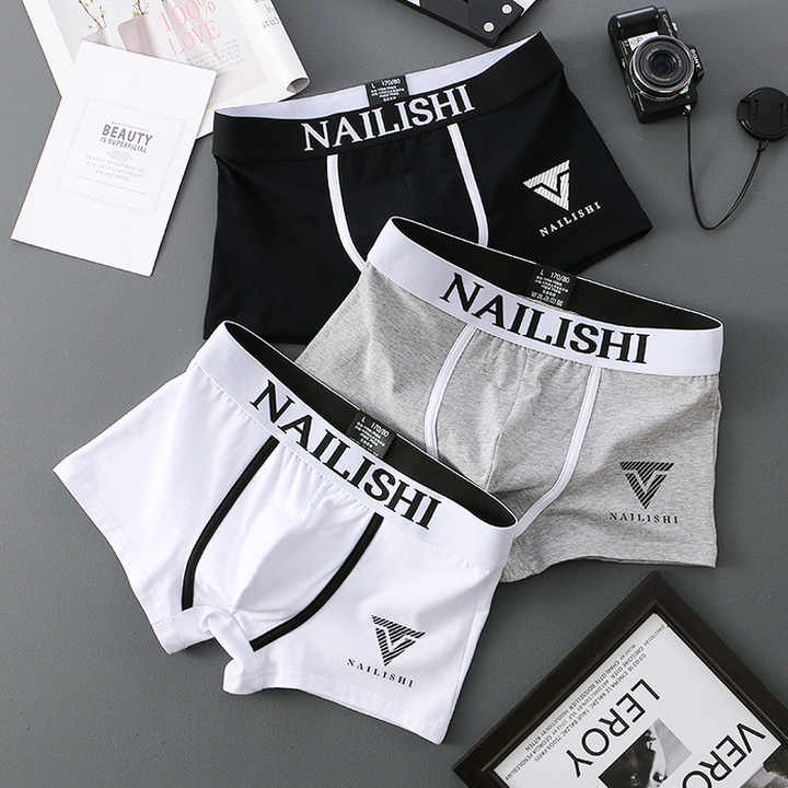 New Cotton Men's Underwear Boxer Shorts