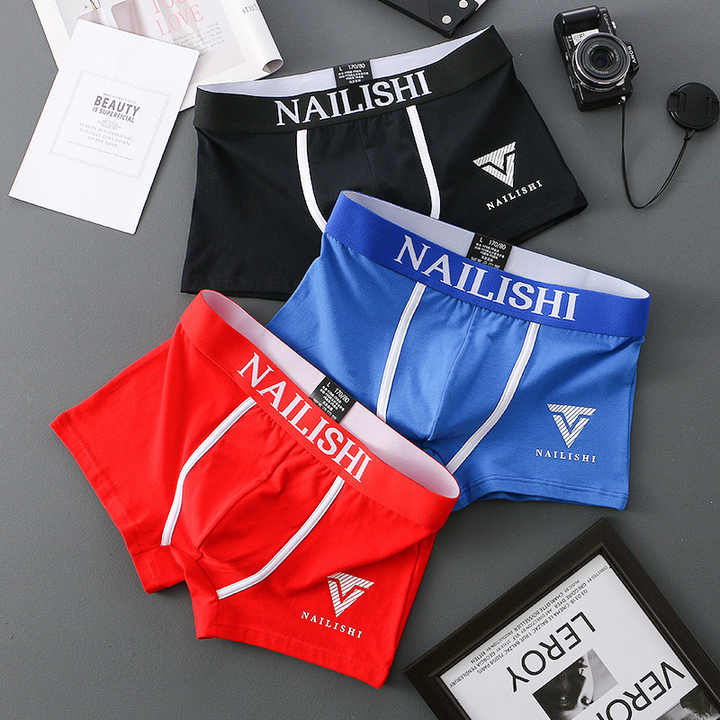 New Cotton Men's Underwear Boxer Shorts