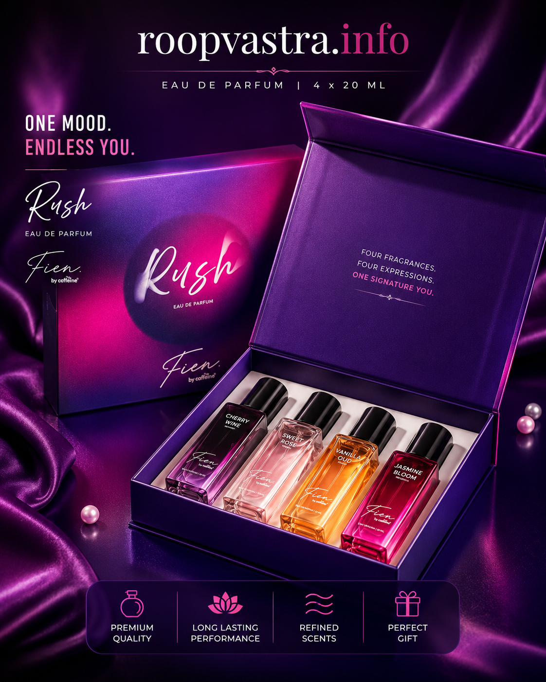 Rush Perfume Gift Set for Women -200ml