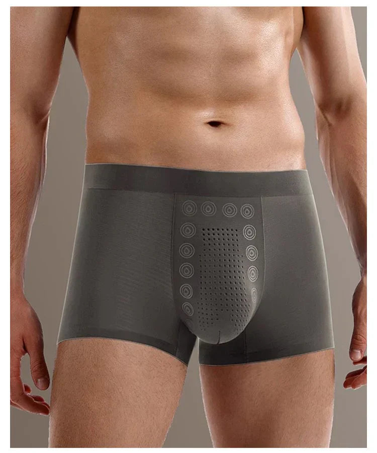 Men's Massage Fluxion Therapy Underwear Ice silk breathable Soft fashionable underwear (PACK OF 6)