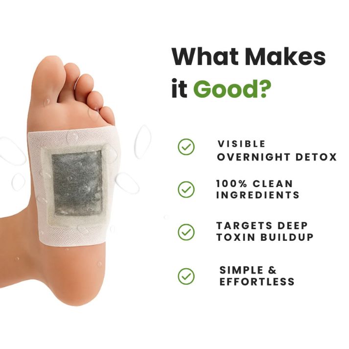 KIYOMI DETOX PATCH Drainage & Slimming Foot Patches