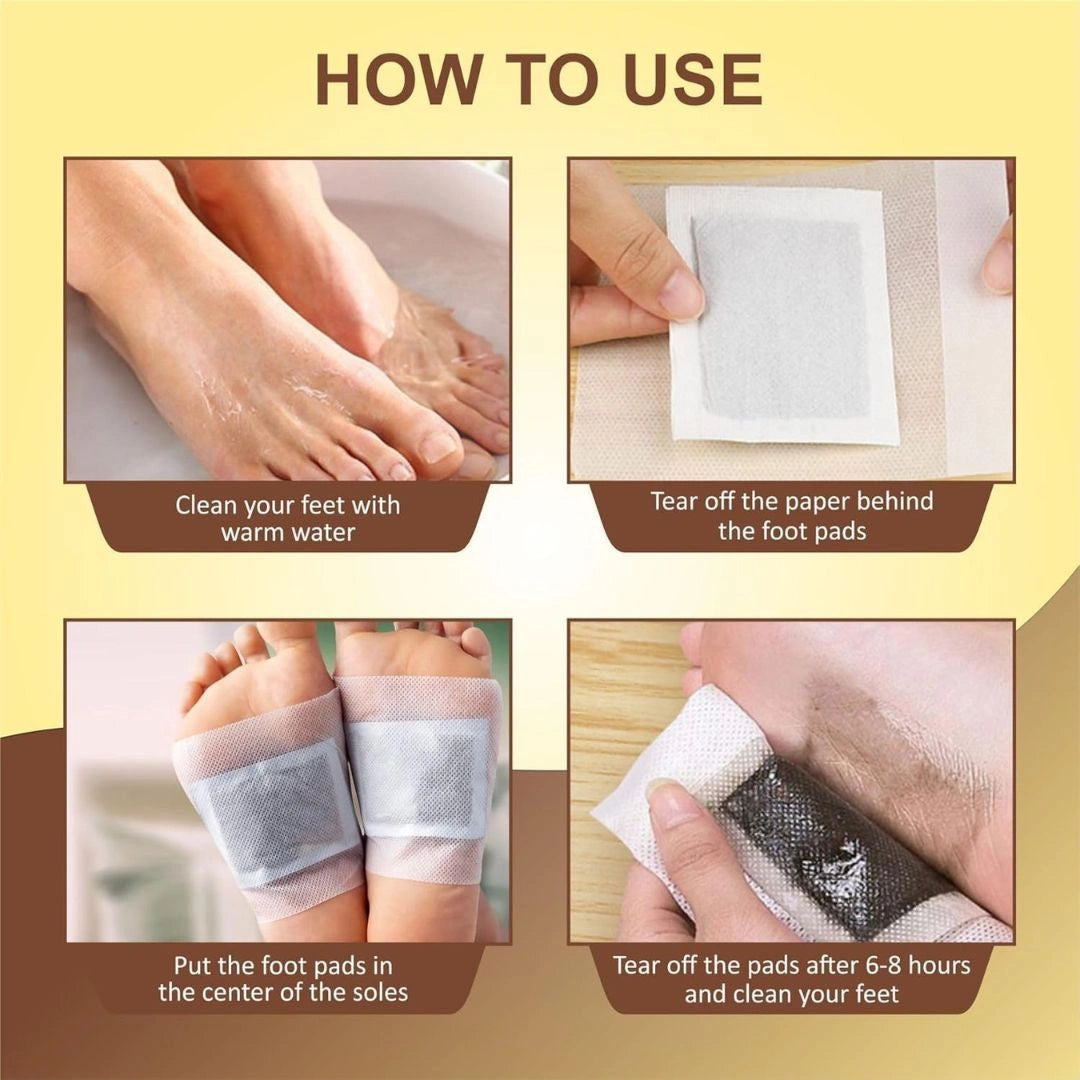 Bee Venom Lymphatic Drainage & Slimming Foot Patches 🌿👣