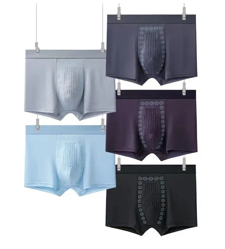Men's Massage Fluxion Therapy Underwear Ice silk breathable Soft fashionable underwear (PACK OF 6)