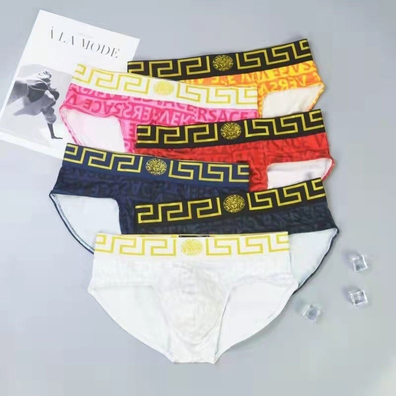 Men's Luxury V Shape Brief underwear cotton breathable Soft comfortable (PACK OF 8)