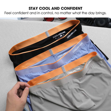 CoolMen Invisible Seamless Boxer