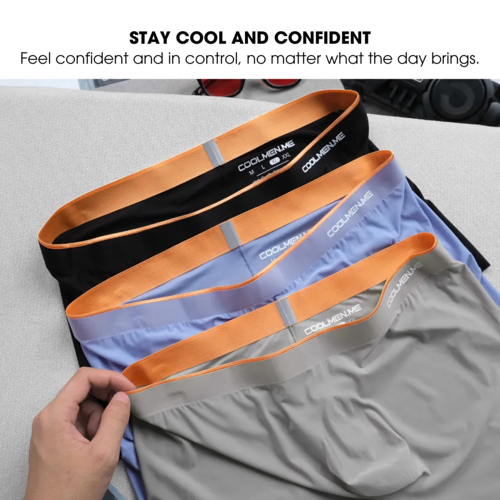 CoolMen Invisible Seamless Boxer