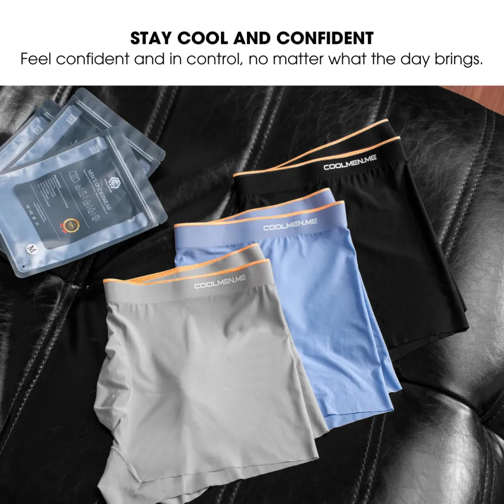 CoolMen Invisible Seamless Boxer