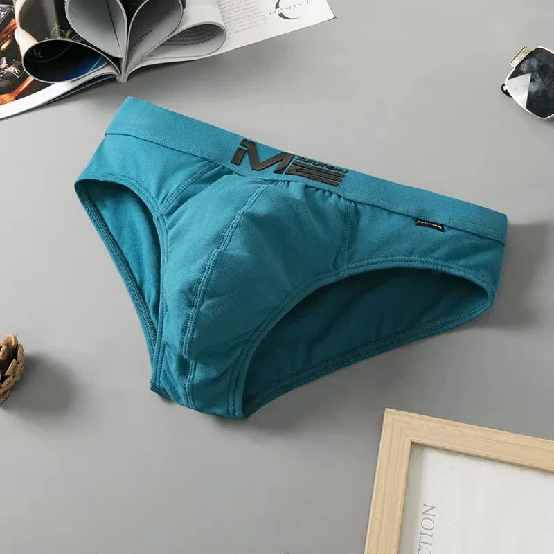 (Pack of 12) Men's Cotton Breathable Briefs