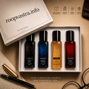 Perfume Gift Set for Men Curated by Women - 20 ml x 4
