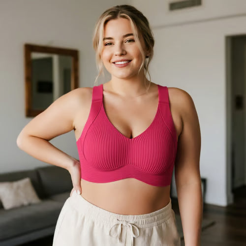 🏆Last Day Buy 1 Get 3 Packs🔥Super Firming Wire-Free Full Cup Bra All-Day Comfort No More Sagging (3-Pack Value Set)