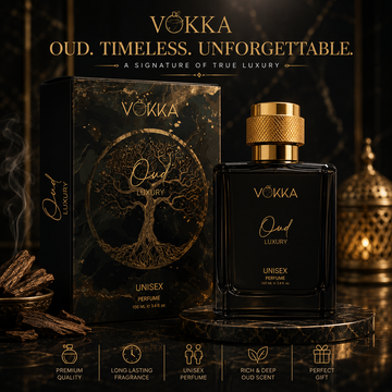 VOKKA Oud 100 ml | Unisex Luxury Long Lasting Smokey Perfume For Men And Women