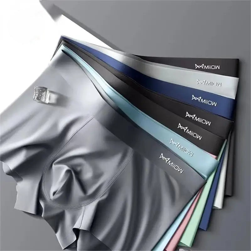 Men's 9-Pack Ice Silk Briefs: Cool & Breathable Comfort