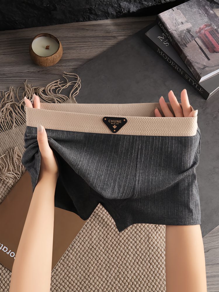 Linen Dusk Ribbed Boxer Briefs Men's 4-Pack