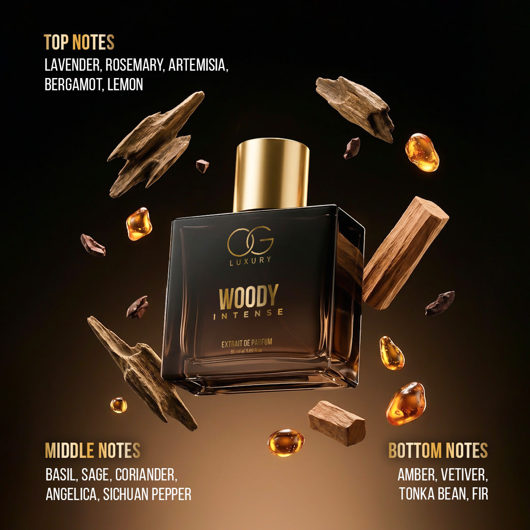 OG Luxury Extrait De Parfum Intense Combo - India’s First & Strongest Perfume with 40% Oil Concentration, 4x50 ML