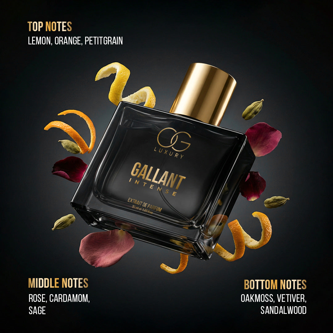 OG Luxury Extrait De Parfum Intense Combo - India’s First & Strongest Perfume with 40% Oil Concentration, 4x50 ML