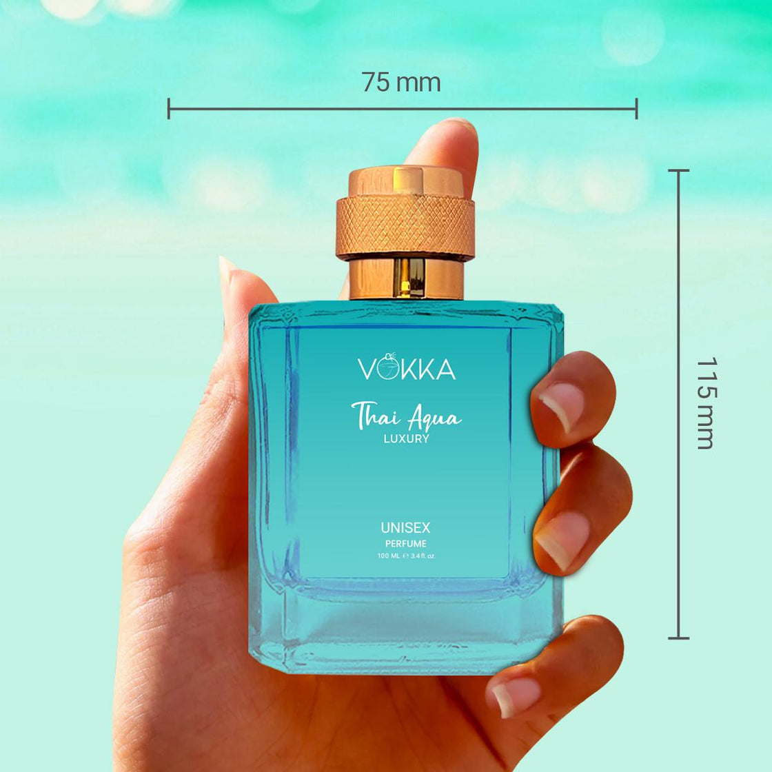 VOKKA Thai Aqua 100 ml Unisex Luxury Long Lasting Aqua Perfume For Men And Women